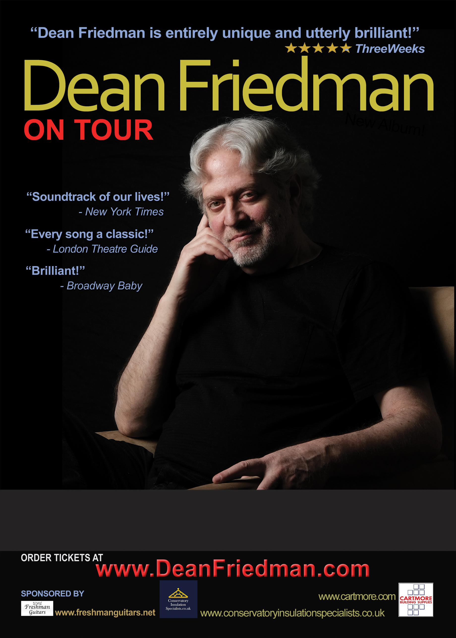 Dean Friedman Tour Poster