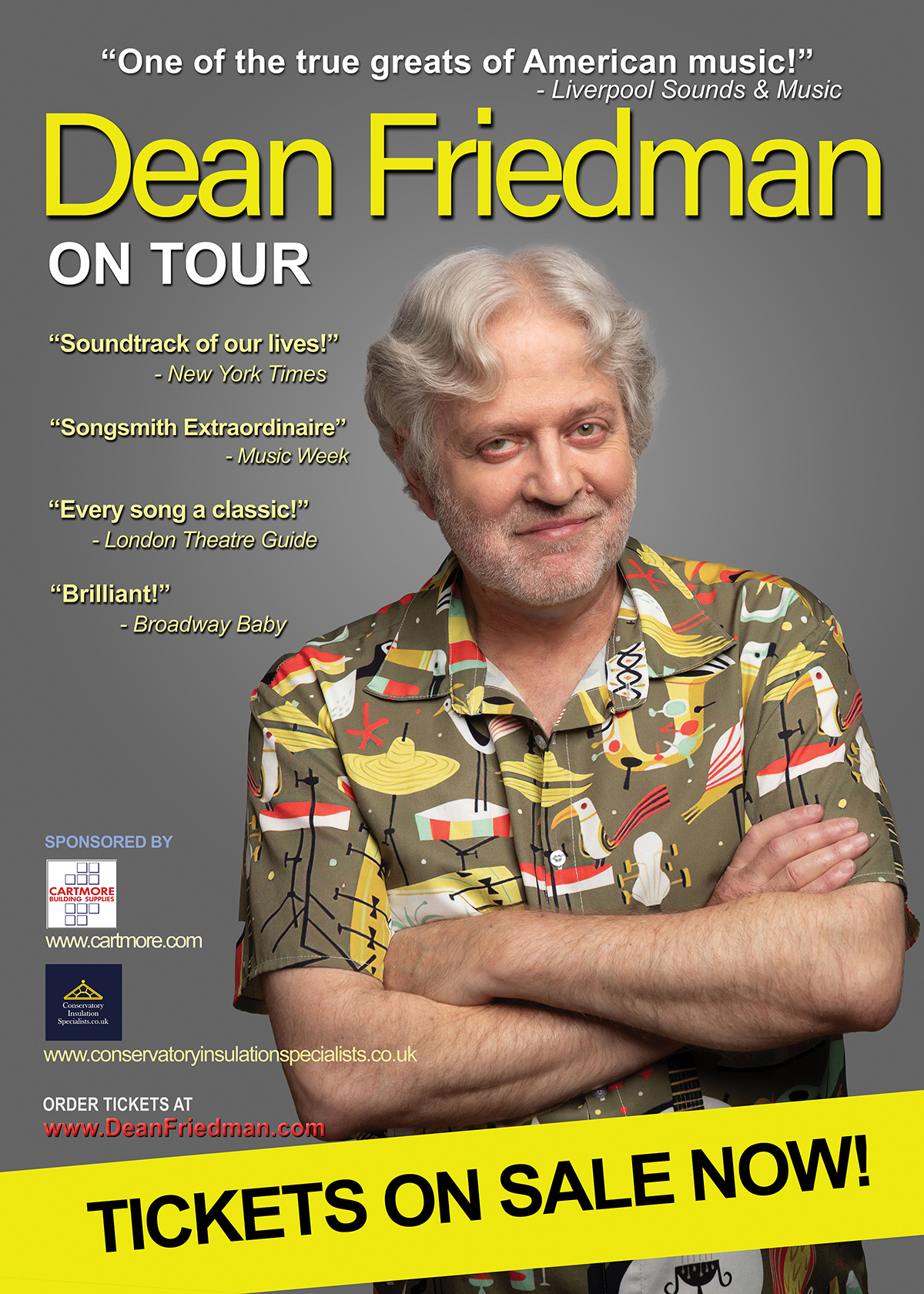 Dean Friedman Tour Poster