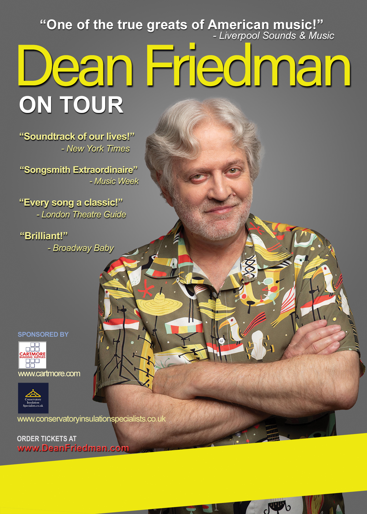 Dean Friedman Tour Poster