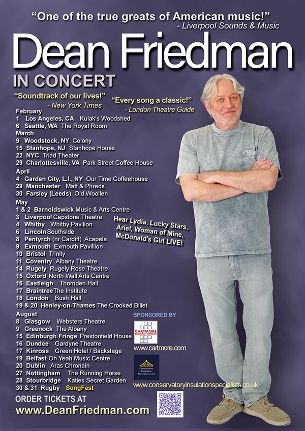 DeanFriedman2025Tour