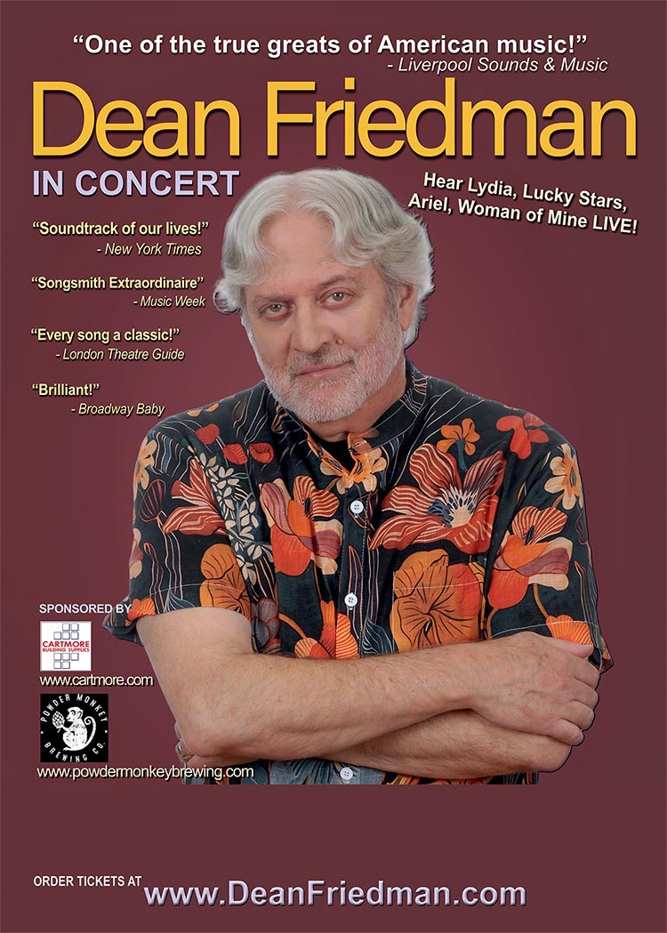 Dean Friedman Tour Poster